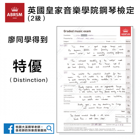 張老師 - 張老師的歷屆學生成績