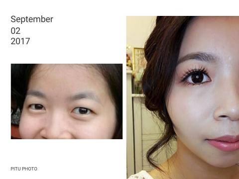 新竹新秘Fiona C/ 玩美時尚Wedding美學殿堂 - 精緻的眼妝/眼型調整