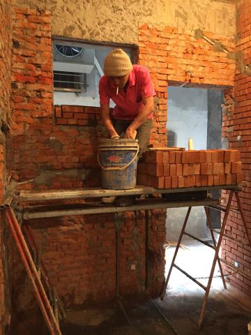 仁祥泥作工程 - 封窗洞