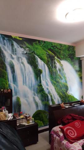 嶺頭裝潢（張家睿） - 床頭牆風景壁紙