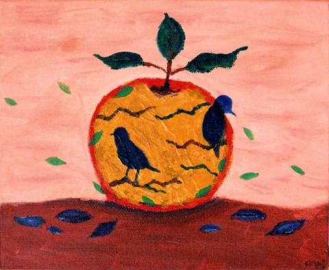 賴英倫 (珮瑩 Aining Art Studio) - 工作室作品-壓克力插畫