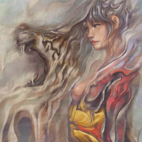 Chiu kuen 呷睏設計 - 奇幻人物插畫設計（電腦繪圖）