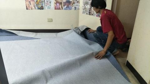 意境耐磨塑膠地板地磚地毯 - 