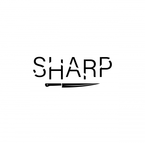 Ever Hochen - Logo for Sharp, cooking supplies.