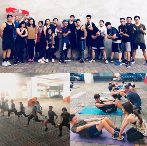 土撥鼠伊森私人教練Eason personal trainer - 徒手訓練：

著重在各部位的肌力訓練，例如：深蹲、伏地挺身、仰望起坐、棒式，教練會視學員的程度而酌加壺鈴做負重。