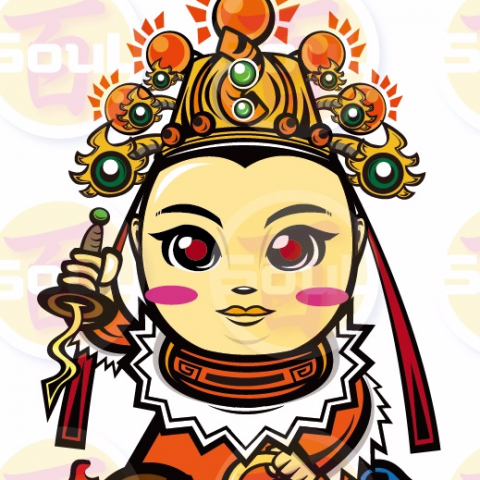 修洛 - 中壇元帥圖案設計