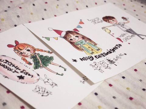 Millie  - 手繪小卡
