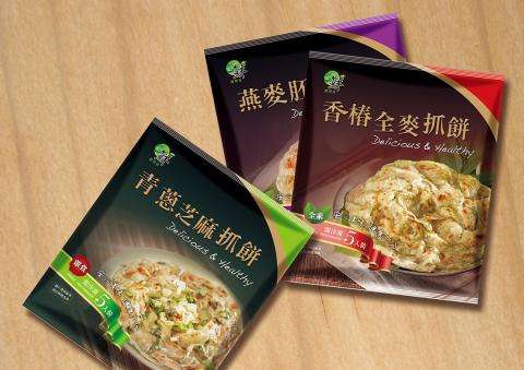 力磐整合行銷 - 鮮翠家蔥抓餅包裝設計