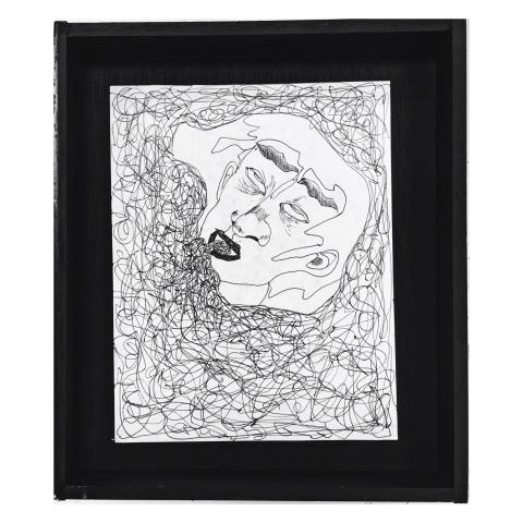 DNTLAMLT_Illustration and Design - 便條紙塗鴉系列，黑白線條插畫