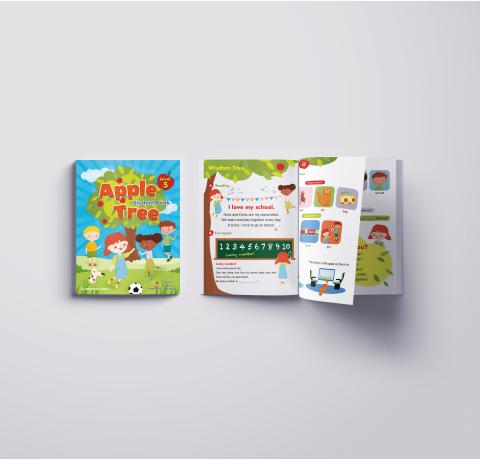 叁弄設計 - Apple Tree 美語教材(含角色設計)
