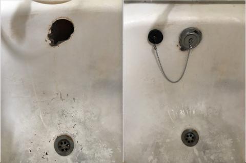 謝岷澂 - 強化浴缸安裝落水頭