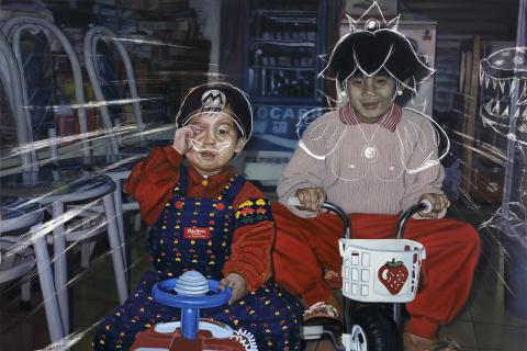 葉誌航 - 個人創作
馬力歐賽車 145.5x97cm