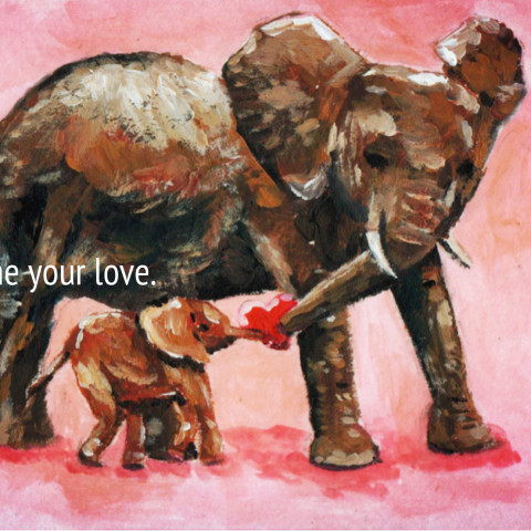 Yuna - 《給我你的愛》以大象媽媽與小象弟弟，傳達溫暖感覺。