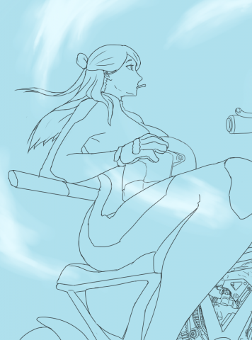 RexRumble - 人物構圖及線稿