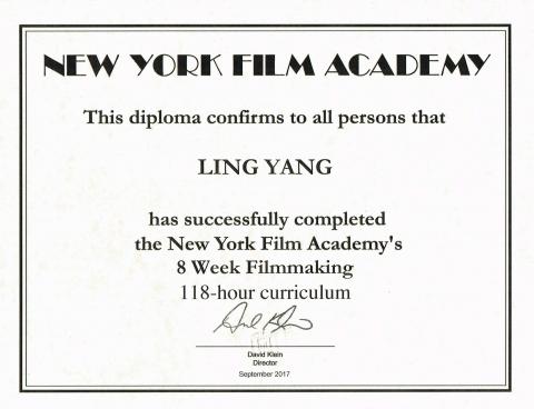 Troubadour 吟遊詩人 - 紐約電影學院證書