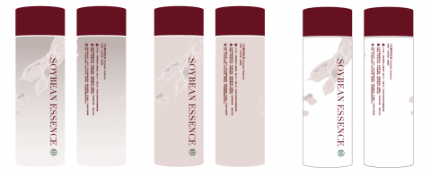 Chloe Chen - 大豆精華液，瓶身設計