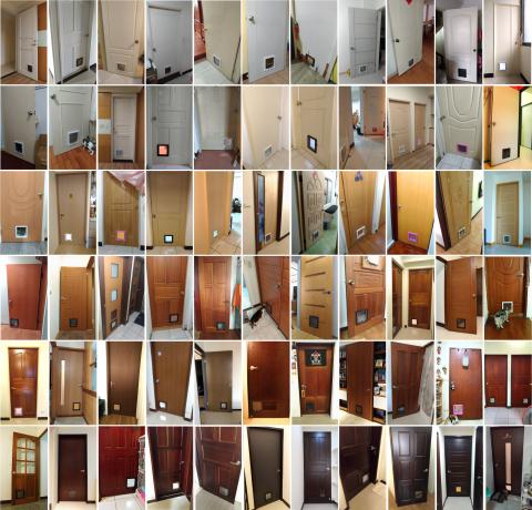 貓東西 - 木房門上安裝貓門連工帶料收費$1800/門起。