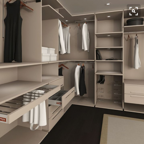 禾峰設計。系統櫃/ 廚具/ 台中室內設計/ 超耐磨地板 - 來做一間更衣室吧!它能夠珍貴保存您的衣服,免費到府丈量,設計.