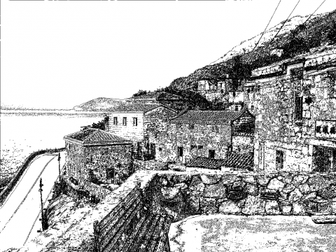 雨咚奇異科技有限公司  - 馬祖北竿芹壁村的素描