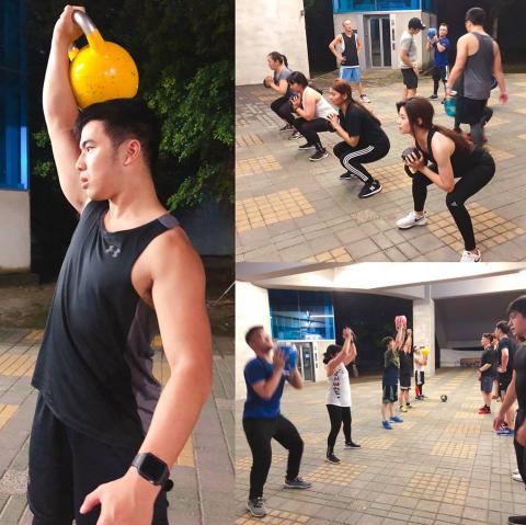 土撥鼠伊森私人教練Eason personal trainer - 壺鈴訓練:
可透過壺鈴做各種推、舉、提、拋和蹲跳等練習,通過訓練可以有效地增強上肢、軀幹及下肢等肌肉的力量。 土撥鼠伊森私人教練Eason personal trainer - 壺鈴訓練:
可透過壺鈴做各種推、舉、提、拋和蹲跳等練習,通過訓練可以有效地增強上肢、軀幹及下肢等肌肉的力量。
