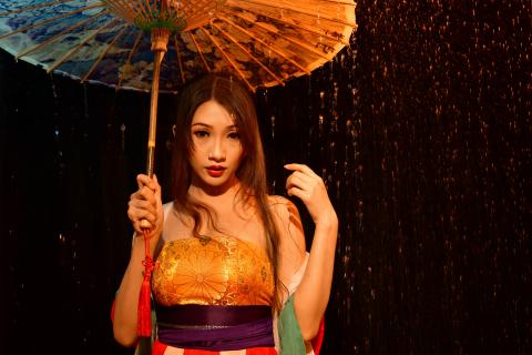 貝菈魔法工作室 - 專業模特兒NINA在貝菈魔法典雅棚