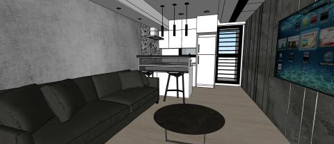 樂．創意設計工作室 - 中和住宅之設計模擬圖