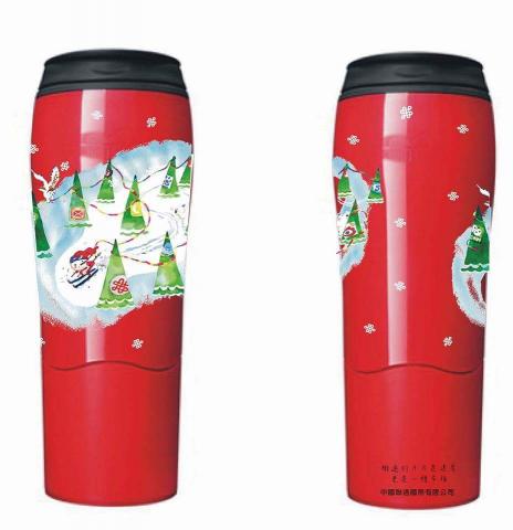 彩繪希望工作室 - 授權中國聯通香港國際公司2016年度Vip保溫不倒杯耶誕禮「聯通幸福」