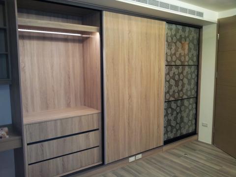 豪廣室內設計工程 - 木工貼皮衣櫃