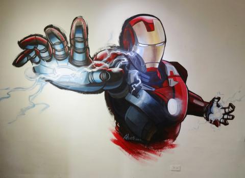 好藝思美術設計 - 英雄主題餐廳彩繪