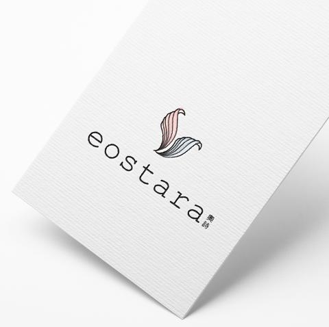 EMCH Design Studio by Emmi M. C. Huang - 以春之女神為設計中心,衍生出柔色系的粉色與藍色調,搭配以春之女神的翅膀及春天柔軟的氛圍,設計出圖形logo,搭配簡單的文字設計,讓客戶更清楚瞭解品牌名稱,更符合品牌需求,白色簡單素雅.