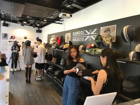 Sophia Work - KANGOL快閃店的媒體分享會
