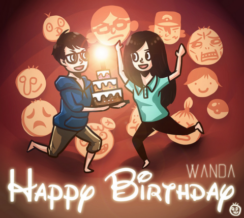 搧風五斗跪 - Q版人物卡片