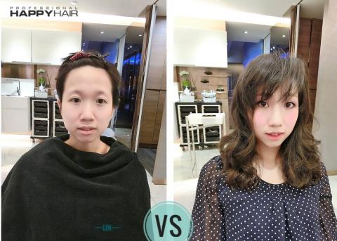 姊的時代-整體造型 - 妝容前後造型