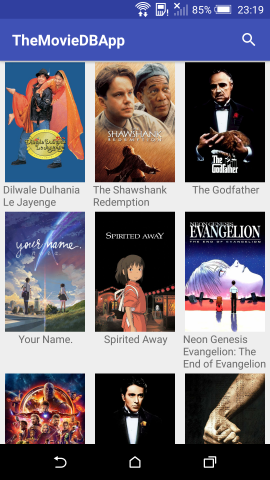 Jean - 這是為一個movies平台展示的列表