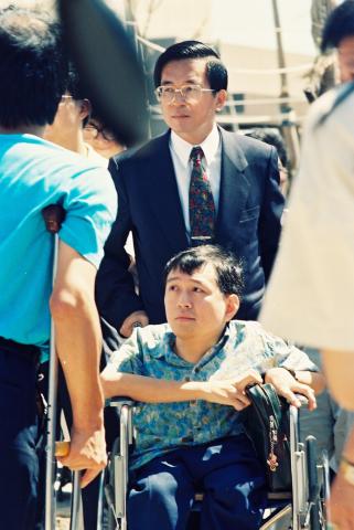 徐玉樺 - 阿扁總統還是台北市長時的英姿