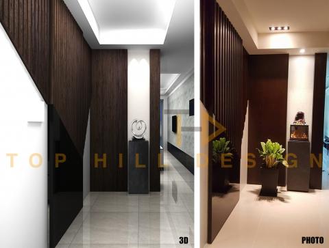 尖峰空間設計有限公司 - 由點線面構製發想,3D模擬圖/實照