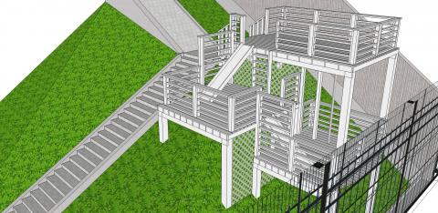 王佩琦 - 戶外觀景平台建模