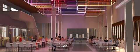 張潔心 - 餐廳3D模擬渲圖