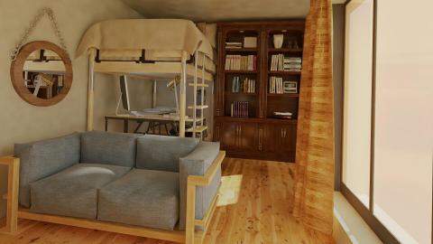 Fran  Interior Design - 房間搭配雙層床架