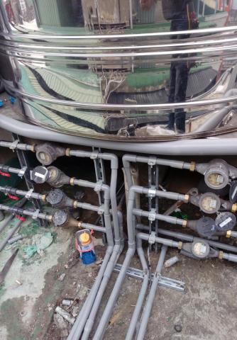 呈運水電 - 水塔規劃與裝設。