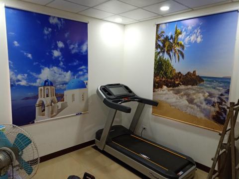 木漁室內設計 - 健身房-大圖輸出捲簾