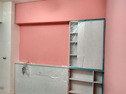 專業漆匠 - 書房跳色