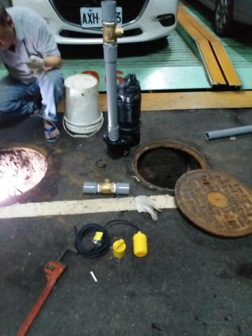 龍鑫消防工程 - 揚，污，廢水馬達工程，施工中