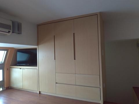 一級棒宅修特工 - 小套房樓上臥室電視牆與收納