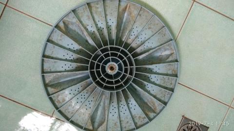 鈦潔淨 冷氣·洗衣機 清洗！ - 轉盤清洗前