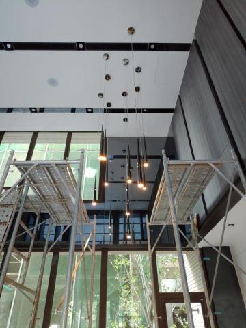 台灣發光事業群有限公司 - 大廳燈具安裝