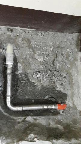 創作工程 - 找出漏點,抓漏壓接施作完成