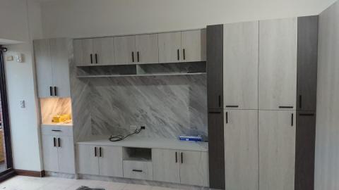 富凱室內設計裝修工程行 - 台南崇明路林姐電視櫃