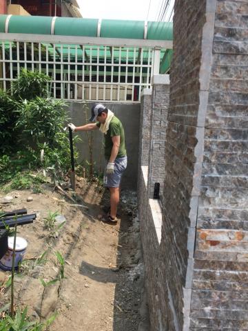 惠柏 - 外牆防鏽修繕，上漆。