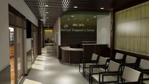 ココチラボ&ndash;ココチライフスタイル総合研究所/空間創造事務所ココチ - 健康診斷中心專案
柬埔寨・金邊／2016~ 建築設計・製作

位於金邊新地標Vattanac Capital Tower前的健康科學大學裡新建的健康診斷中心。 重新改建現有的建物，並增設喫茶空間。 過去在柬埔寨國內難以做到的高品質檢測能在此中心實現。 Cocochi以「不只是醫療設施」為發想，將健康診斷中心設計成一個提供能夠放鬆心情、紓壓的空間。